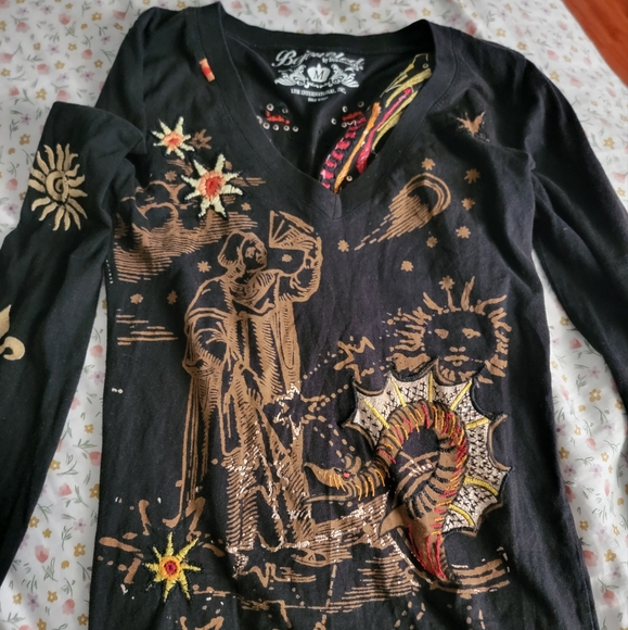 Bejeweled by SUSANFIXEL Tops - Intricate Long Sleeved Shirt